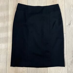 Talbots Women’s Black Wool Pencil Skirt Size 6